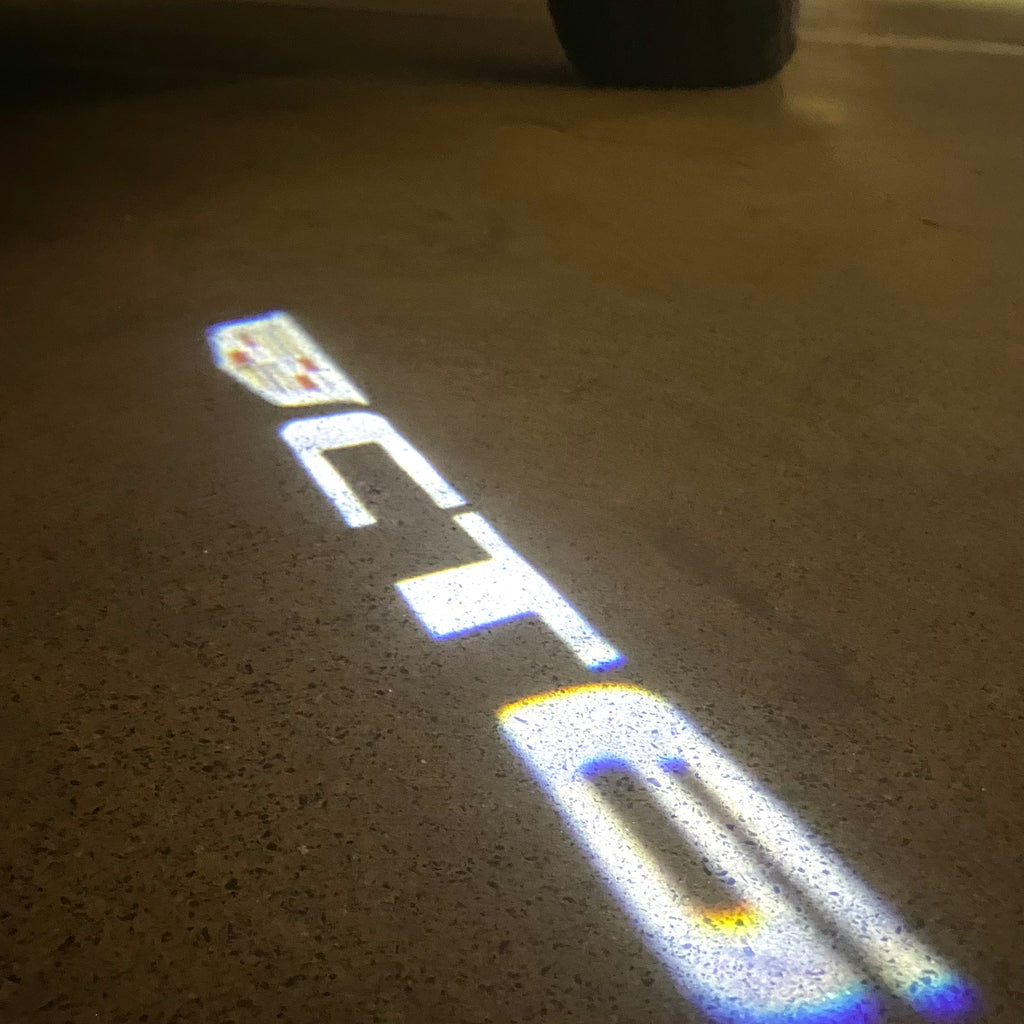 AUDI LOGO PROJECTOT LIGHTS Nr.19 (Menge 1 = 2 Logo Folien /2 Türleuchten)