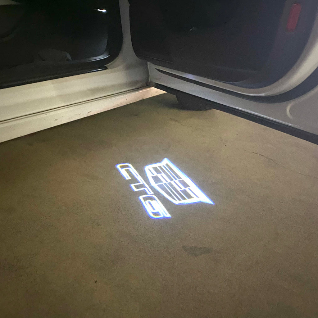 AUDI LOGO PROJECTOT LIGHTS Nr.19 (quantité 1 = 2 Logo Films /2 feux de porte)