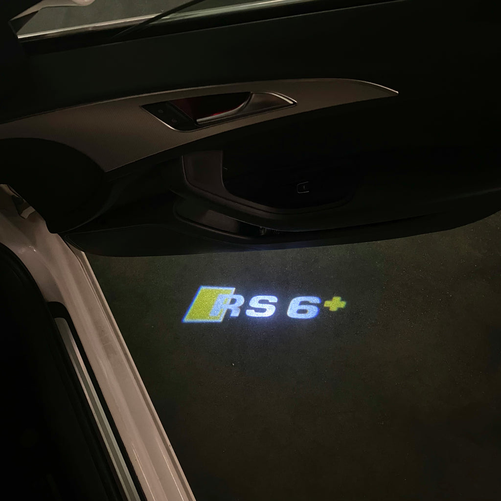 AUDI LOGO PROJECTOR LIGHTS Nr.46 (Menge 1 = 2 Logo Films / 2 Türlichter)