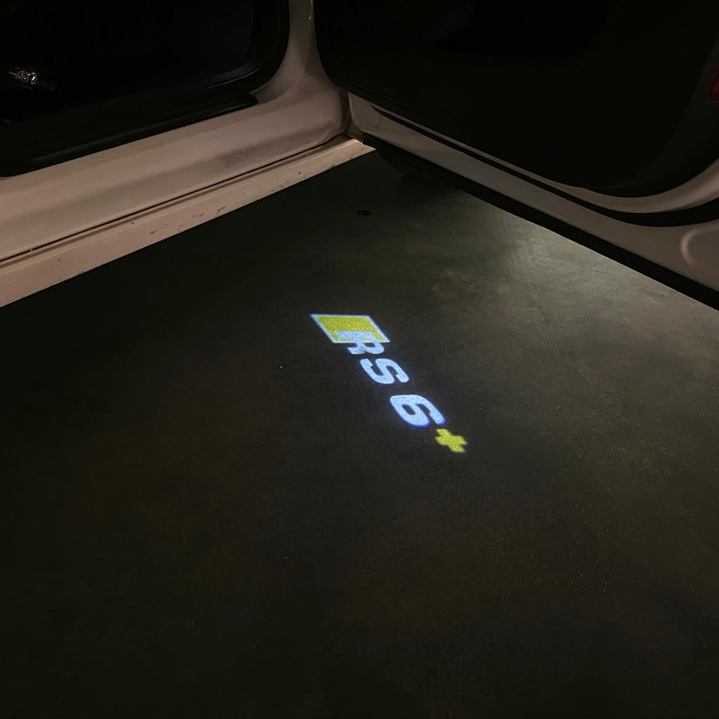 AUDI LOGO PROJECTOR LIGHTS Nr.46 (Menge 1 = 2 Logo Films / 2 Türlichter)