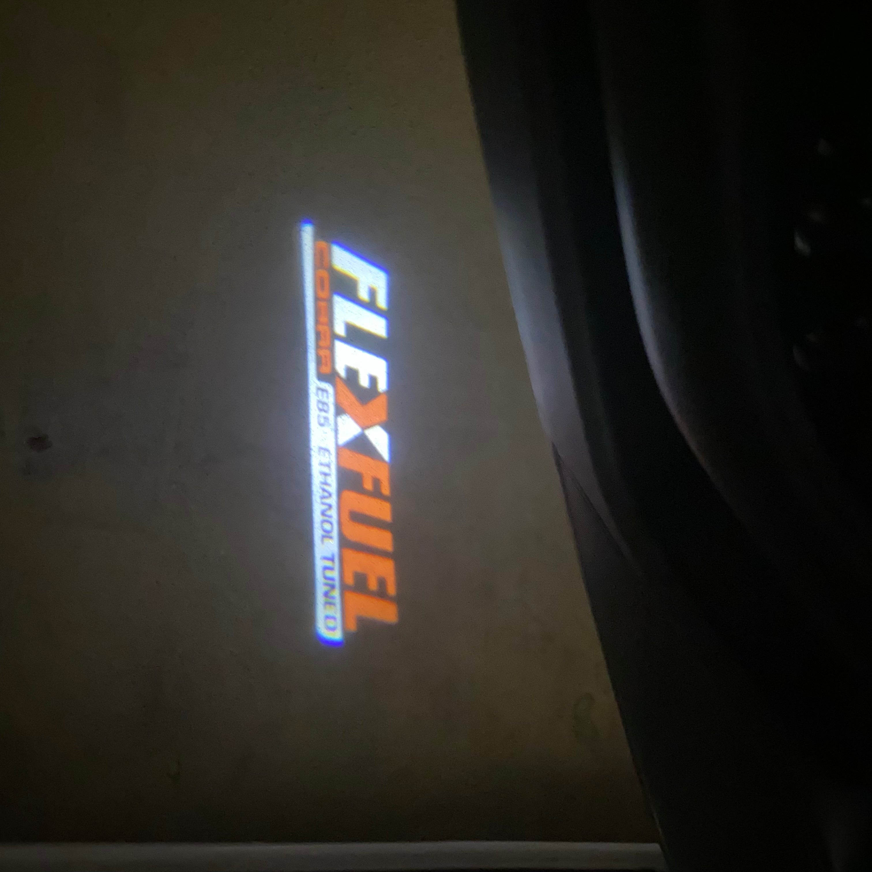 AUDI LOGO PROJECTOT LIGHTS Nr.19 (Menge 1 = 2 Logo Folien /2 Türleuchten)