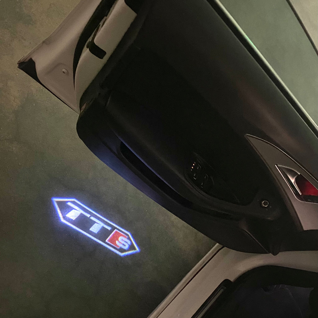 AUDI LOGO PROJECT LIGHTS Nr.120 (quantità 1= 2 Logo Films /2 porta luci）