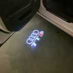 AUDI LOGO PROJECTOT LIGHTS Nr.120 (quantité 1 = 2 Logo Films /2 feux de porte)