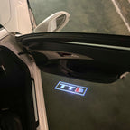 AUDI LOGO PROJECTOT LIGHTS Nr.120 (Menge 1 = 2 Logofolien /2 Türleuchten)