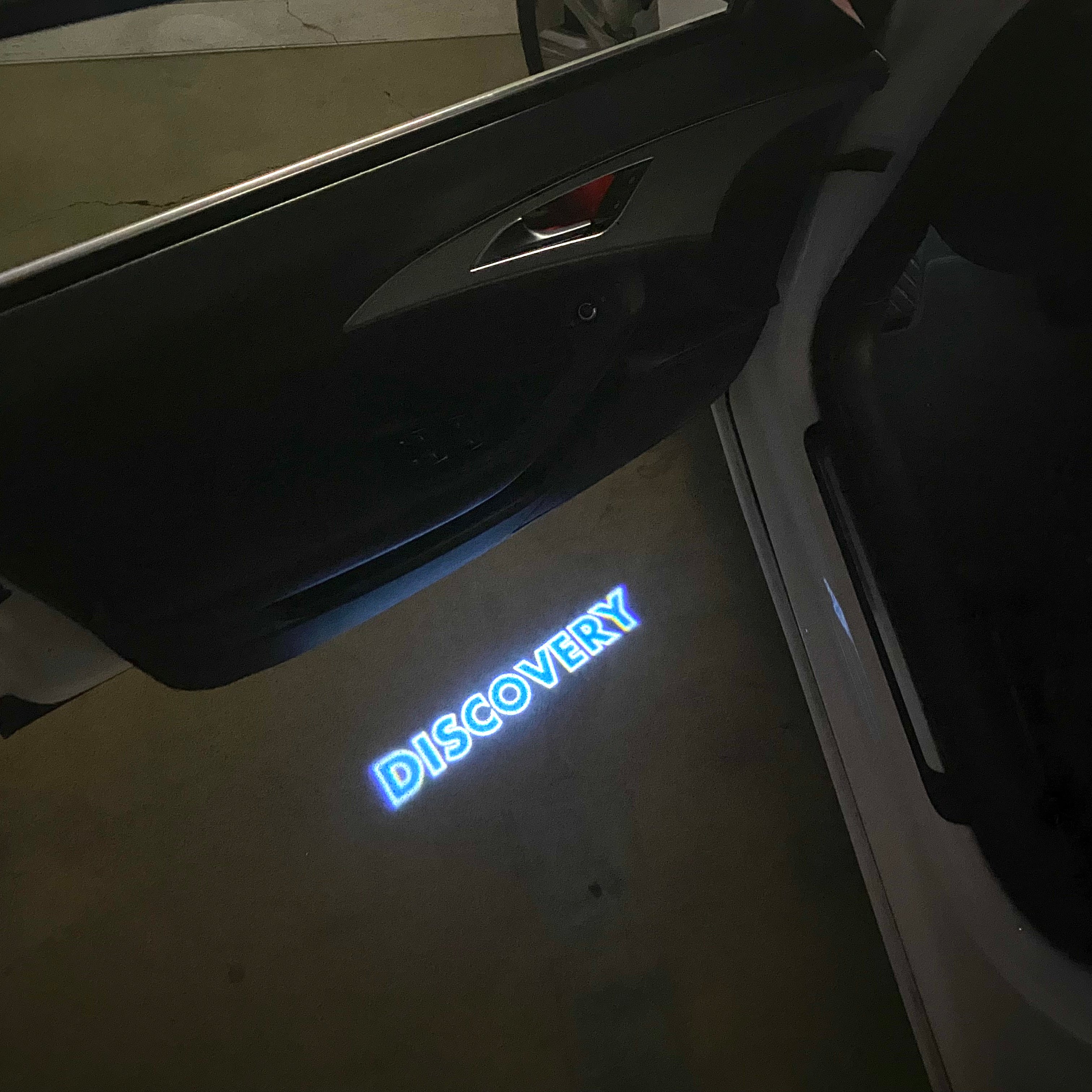 Land Rover LOGO PROJECROTR LIGHTS Nr.04 (الكمية 1 = 1 مجموعة / 2 أضواء باب)