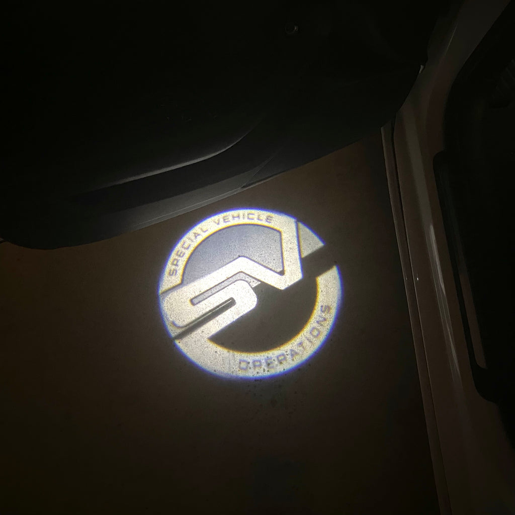 Land Rover LOGO PROJEKTORLEUCHTEN Nr.04 (Anzahl 1 = 1 Sätze / 2 Türleuchten)