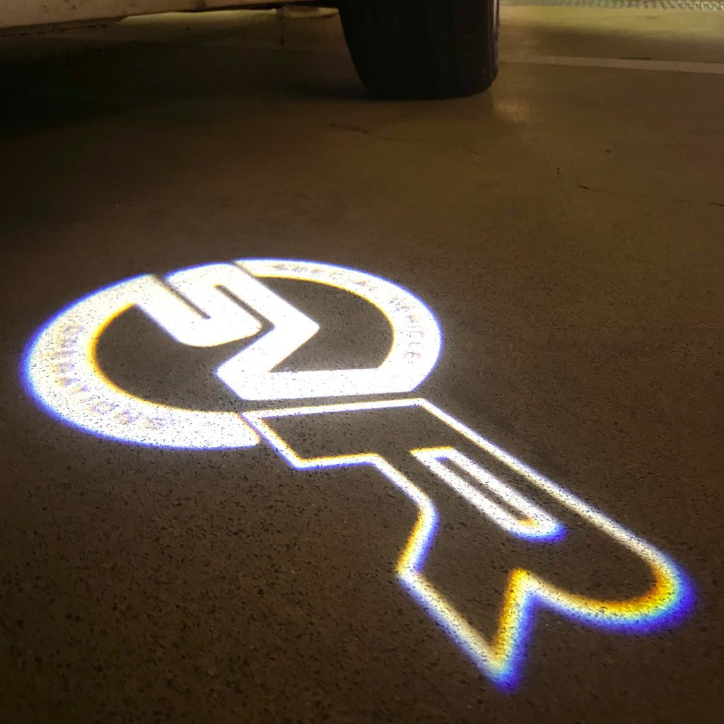 Land Rover LOGO PROJEKTORLEUCHTEN Nr.04 (Anzahl 1 = 1 Sätze / 2 Türleuchten)