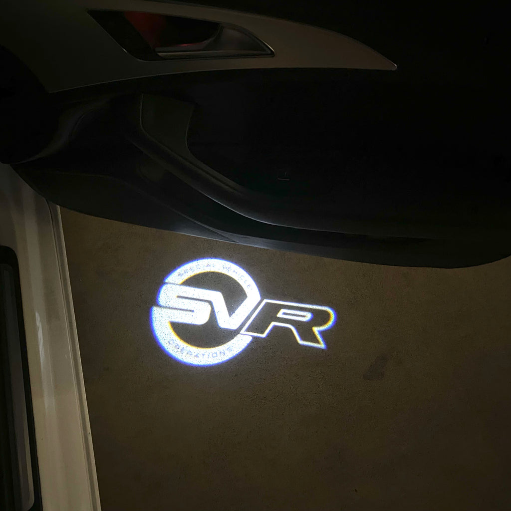 Land Rover LOGO PROJEKTORLEUCHTEN Nr.04 (Anzahl 1 = 1 Sätze / 2 Türleuchten)