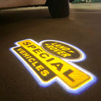 LUCES DE PROYECTOR CON LOGO Land Rover Nr.04 (cantidad 1 = 1 juegos / 2 luces de puerta)