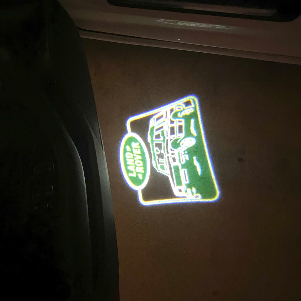 Land Rover logo item Light No. 04 (qty.1 = 1 set / 2 Door Lights)