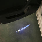 PORSCHE Boxster S LOGO PROJECTOT LIGHTS Nr.17 (quantità 1 = 2 Logo Film / 2 luci porta)