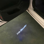 PORSCHE Boxster S LOGO PROJECTOT LIGHTS Nr.17 (quantità 1 = 2 Logo Film / 2 luci porta)