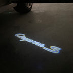 PORSCHE Cayenne S LOGO PROJECTOT LIGHTS Nr.18 (cantidad 1 = 2 logo película / 2 luces de puerta)
