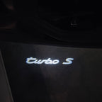 Porsche original logo projection Light No. 03 (qty. 1 = 2 logo film / 2 Door Lights)