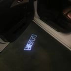 SKODA LOGO PROJECTOT LIGHTS Nr.71 (Menge 1 = 2 Logo Film / 2 Türleuchten)