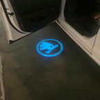 SKODA LOGO PROJECTOR LIGHTS Nr.81 (Menge 1 = 2 Logo Film / 2 Türlichter)