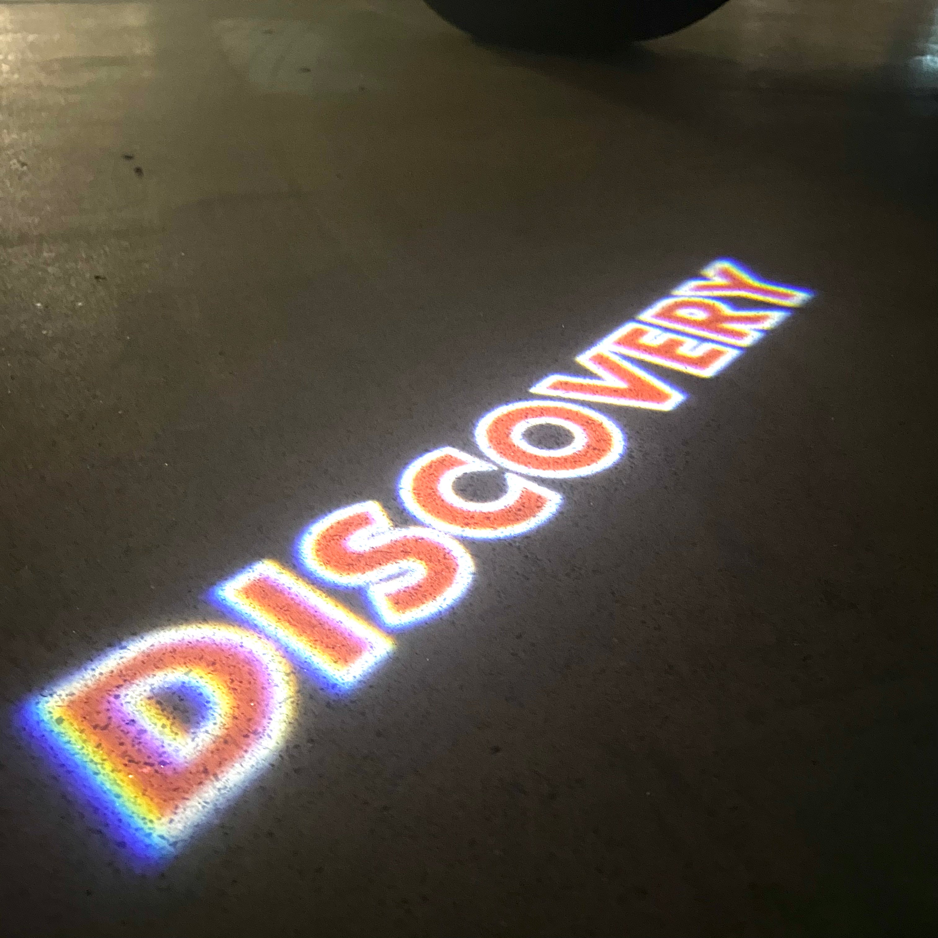 Land Rover LOGO PROJECROTR LIGHTS Nr.04 (الكمية 1 = 1 مجموعة / 2 أضواء باب)
