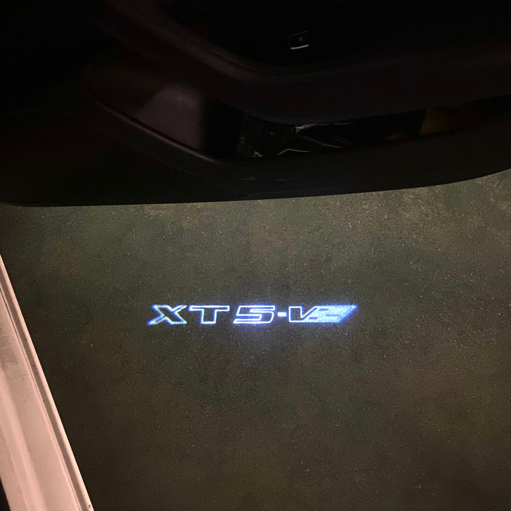 AUDI LOGO PROJECTOT LIGHTS Nr.19 (quantité 1 = 2 Logo Films /2 feux de porte)