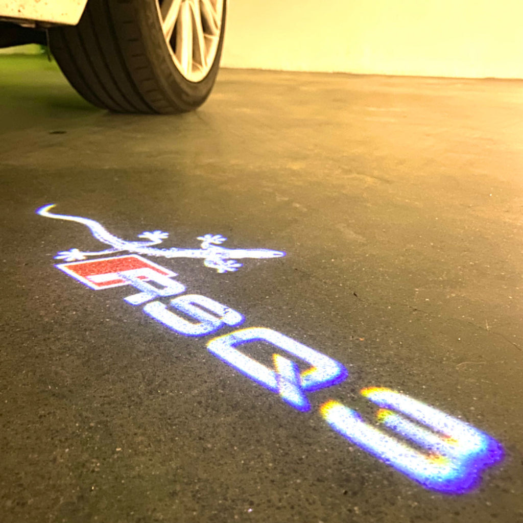 AUDI LOGO PROJECTOT LIGHTS Nr.120 (quantité 1 = 2 Logo Films /2 feux de porte)