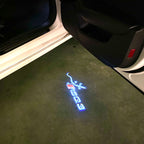 AUDI LOGO PROJECTOT LIGHTS Nr.120 (quantité 1 = 2 Logo Films /2 feux de porte)