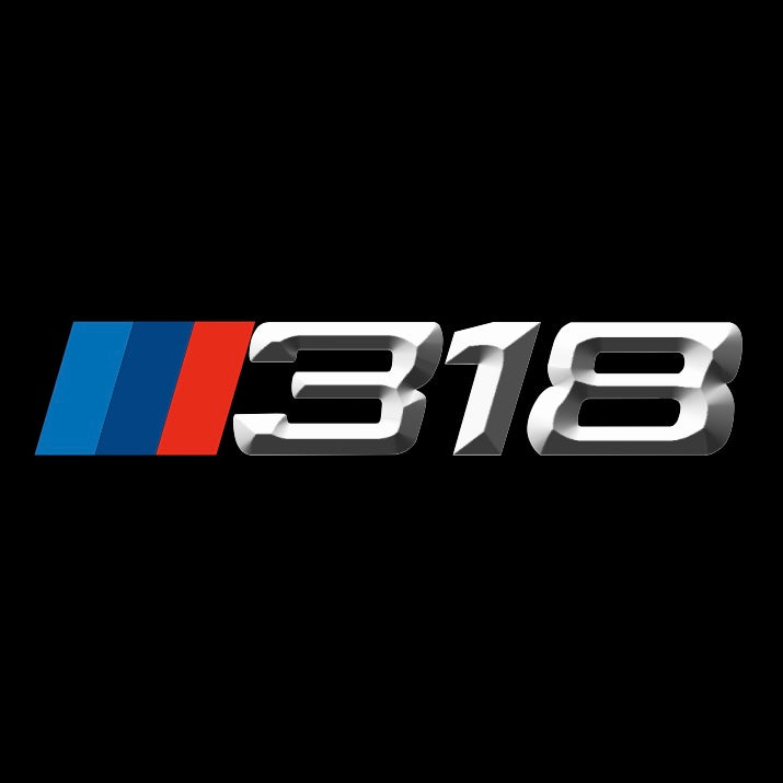 ÉCLAIRAGE DE PROJECTEUR BMW M3 LOGO Nr.24 (quantité 1 = 1 jeux / 2 feux de porte)