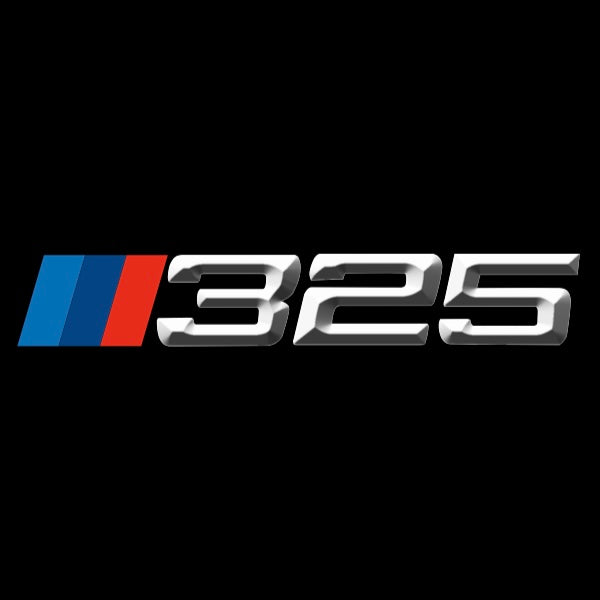 ÉCLAIRAGE DE PROJECTEUR BMW M3 LOGO Nr.24 (quantité 1 = 1 jeux / 2 feux de porte)