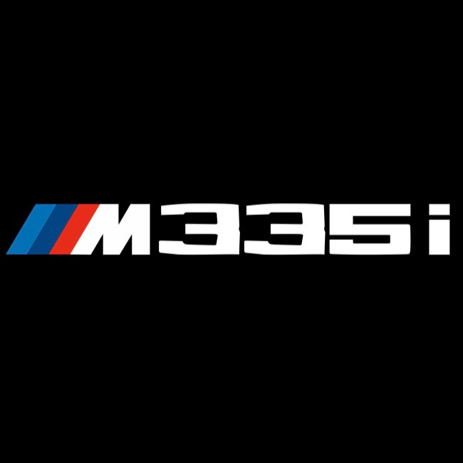 ÉCLAIRAGE DE PROJECTEUR BMW M3 LOGO Nr.24 (quantité 1 = 1 jeux / 2 feux de porte)