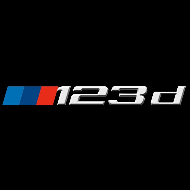 ÉCLAIRAGE DE PROJECTEUR BMW M3 LOGO Nr.24 (quantité 1 = 1 jeux / 2 feux de porte)