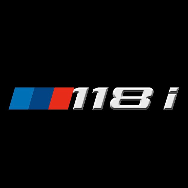 ÉCLAIRAGE DE PROJECTEUR BMW M3 LOGO Nr.24 (quantité 1 = 1 jeux / 2 feux de porte)