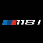 ÉCLAIRAGE DE PROJECTEUR BMW M3 LOGO Nr.24 (quantité 1 = 1 jeux / 2 feux de porte)