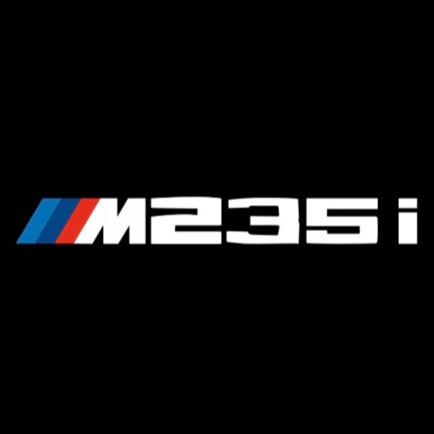 LUCES DE PROYECTOR DEL LOGOTIPO BMW M3 Nr.24 (cantidad 1 = 1 juegos / 2 luces de puerta)