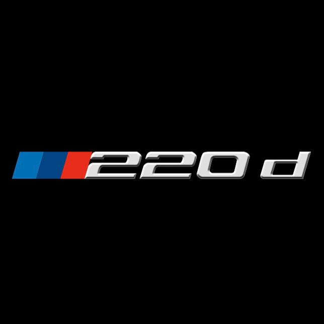 LUCES DE PROYECTOR DEL LOGOTIPO BMW M3 Nr.24 (cantidad 1 = 1 juegos / 2 luces de puerta)