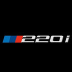 ÉCLAIRAGE DE PROJECTEUR BMW M3 LOGO Nr.24 (quantité 1 = 1 jeux / 2 feux de porte)