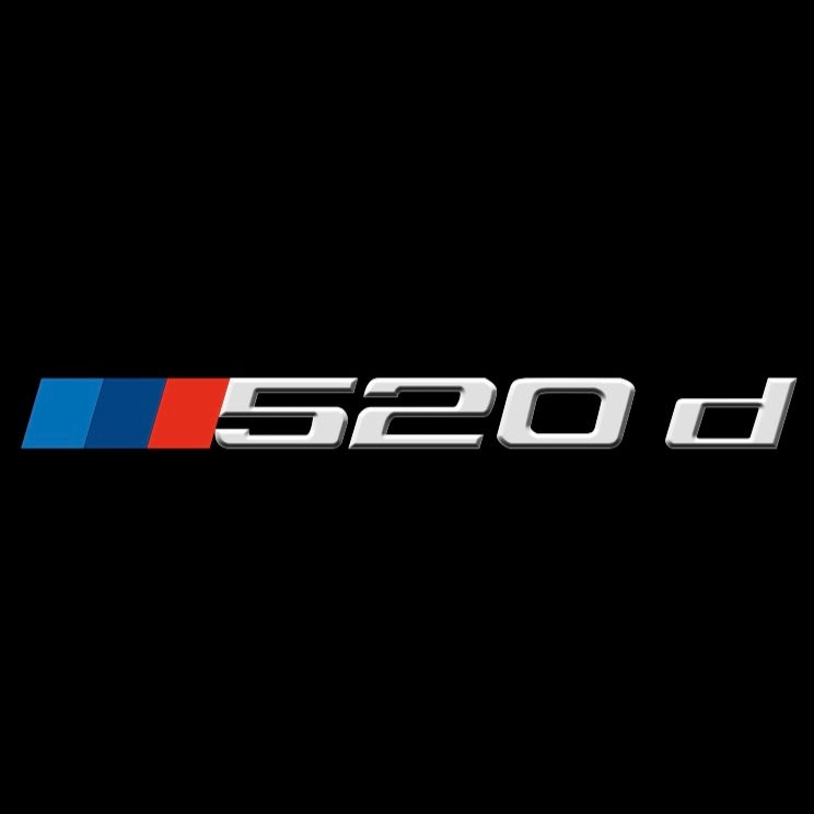 LUCES DE PROYECTOR DEL LOGOTIPO BMW M3 Nr.24 (cantidad 1 = 1 juegos / 2 luces de puerta)
