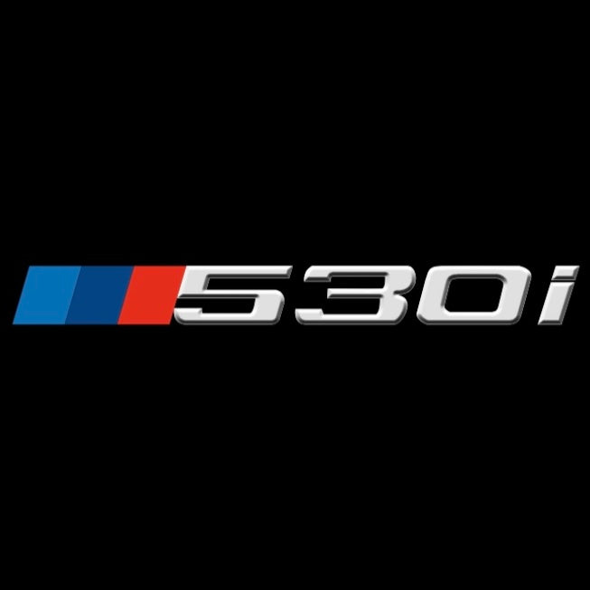ÉCLAIRAGE DE PROJECTEUR BMW M3 LOGO Nr.24 (quantité 1 = 1 jeux / 2 feux de porte)