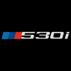 ÉCLAIRAGE DE PROJECTEUR BMW M3 LOGO Nr.24 (quantité 1 = 1 jeux / 2 feux de porte)