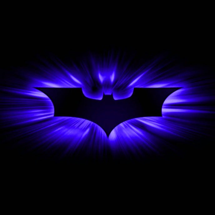 Batman Logo Nr.210 (quantità 1 = 2 Logo Films /2 luci porta)
