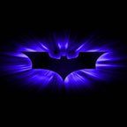 Batman Logo Nr.210 (quantità 1 = 2 Logo Films /2 luci porta)