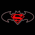Batman Logo Nr.242 (quantità 1 = 2 Logo Films / 2 luci porta）