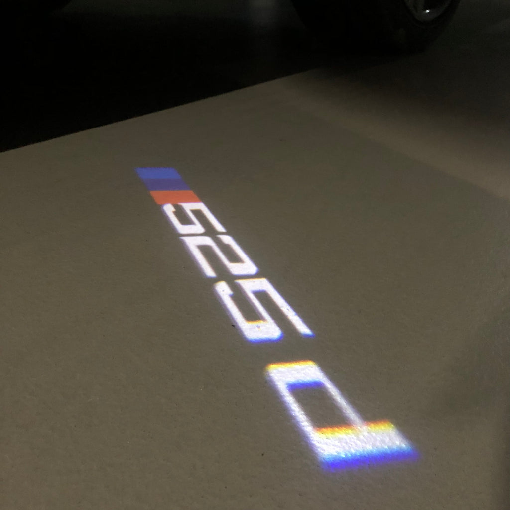 ÉCLAIRAGE DE PROJECTEUR BMW M3 LOGO Nr.24 (quantité 1 = 1 jeux / 2 feux de porte)