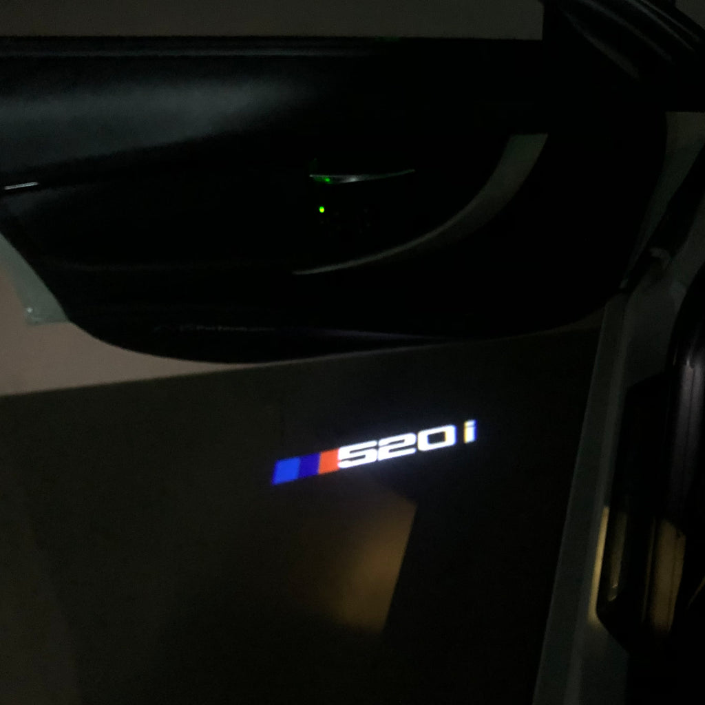 ÉCLAIRAGE DE PROJECTEUR BMW M3 LOGO Nr.24 (quantité 1 = 1 jeux / 2 feux de porte)