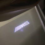LUCES DE PROYECTOR DEL LOGOTIPO BMW M3 Nr.24 (cantidad 1 = 1 juegos / 2 luces de puerta)