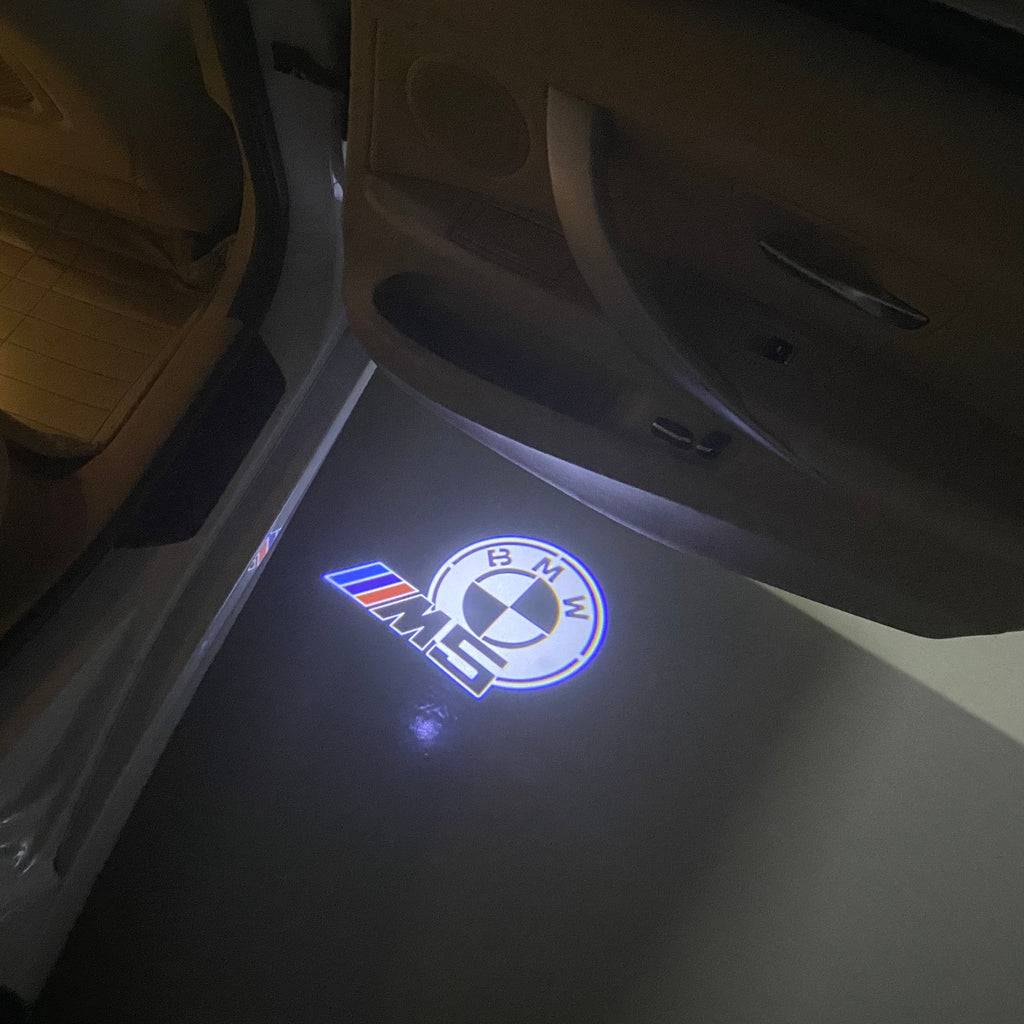 LUCES DE PROYECTOR DEL LOGOTIPO BMW M3 Nr.24 (cantidad 1 = 1 juegos / 2 luces de puerta)