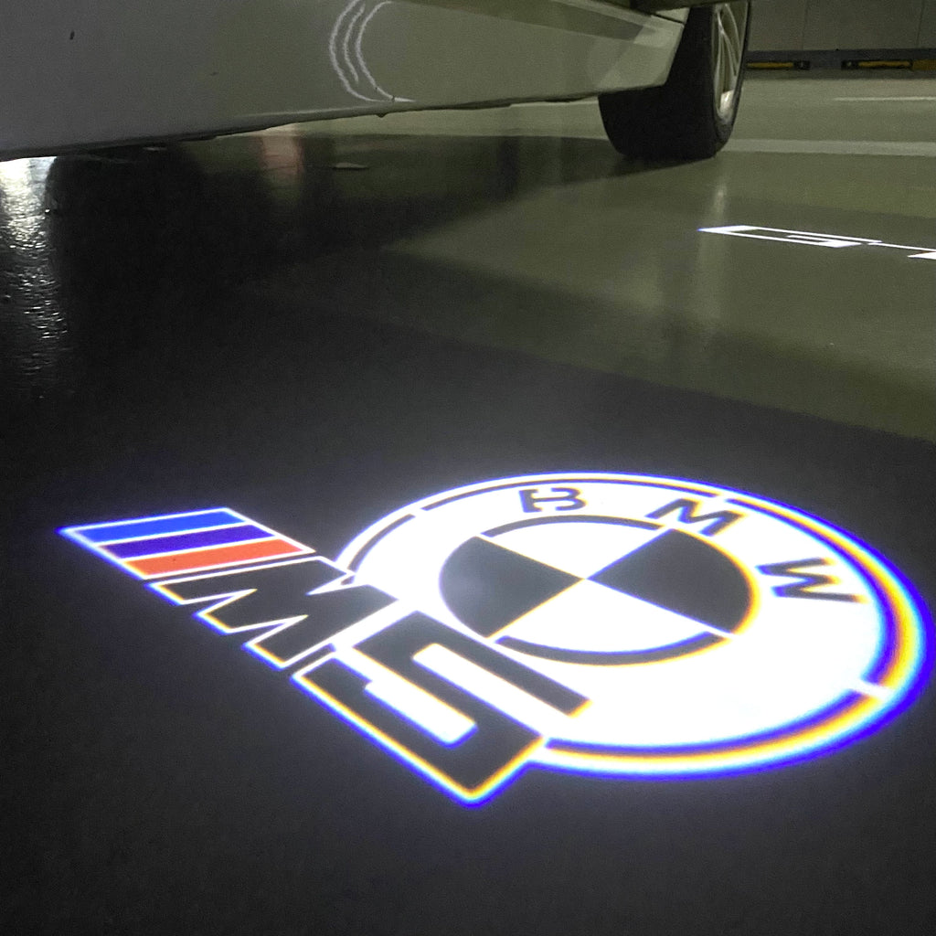 LUCES DE PROYECTOR DEL LOGOTIPO BMW M3 Nr.24 (cantidad 1 = 1 juegos / 2 luces de puerta)