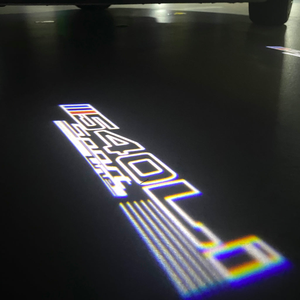 ÉCLAIRAGE DE PROJECTEUR BMW M3 LOGO Nr.24 (quantité 1 = 1 jeux / 2 feux de porte)