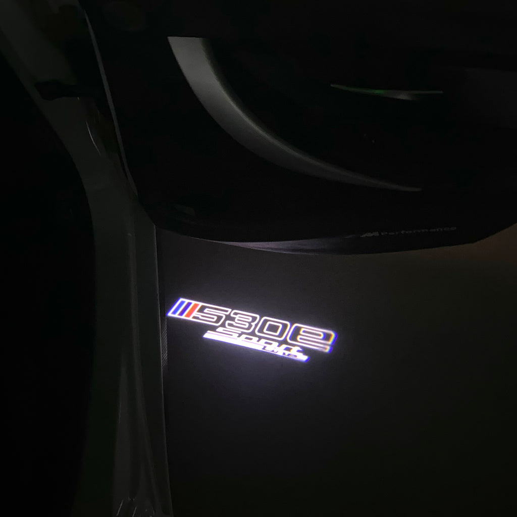 ÉCLAIRAGE DE PROJECTEUR BMW M3 LOGO Nr.24 (quantité 1 = 1 jeux / 2 feux de porte)