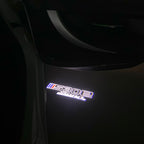 ÉCLAIRAGE DE PROJECTEUR BMW M3 LOGO Nr.24 (quantité 1 = 1 jeux / 2 feux de porte)
