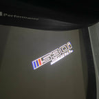 LUCES DE PROYECTOR DEL LOGOTIPO BMW M3 Nr.24 (cantidad 1 = 1 juegos / 2 luces de puerta)