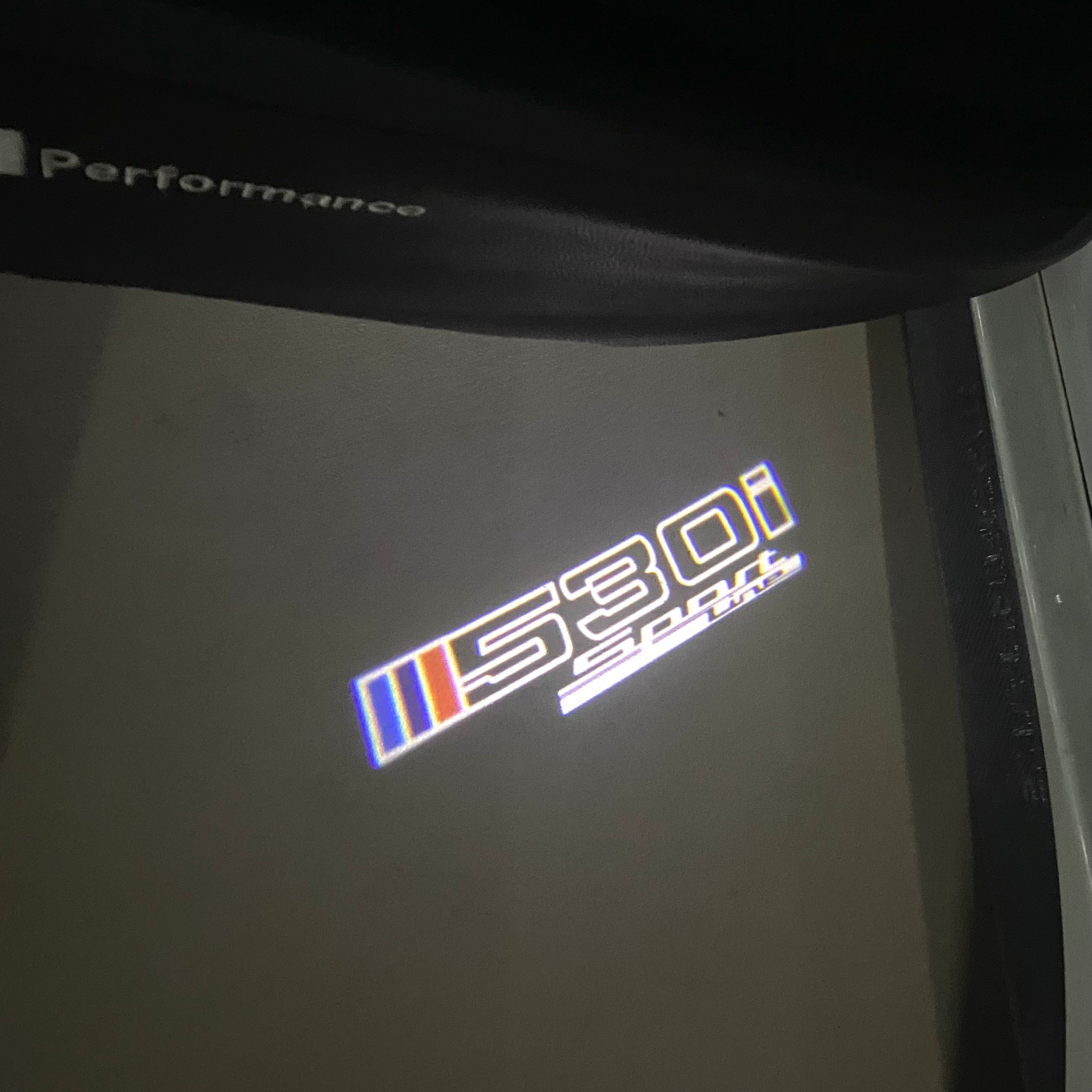 LUCES DE PROYECTOR DEL LOGOTIPO BMW M3 Nr.24 (cantidad 1 = 1 juegos / 2 luces de puerta)