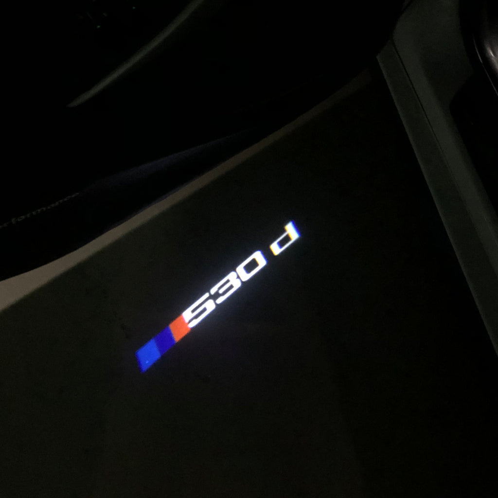ÉCLAIRAGE DE PROJECTEUR BMW M3 LOGO Nr.24 (quantité 1 = 1 jeux / 2 feux de porte)